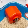 Gaiola FERPLAST Combi 2 para hamsters, Azul transparente, L795×P295×A263 mm, tecnopolímero