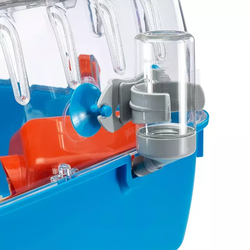 Gaiola FERPLAST Combi 2 para hamsters, Azul transparente, L795×P295×A263 mm, tecnopolímero