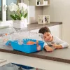 Gaiola FERPLAST Combi 2 para hamsters, Azul transparente, L795×P295×A263 mm, tecnopolímero