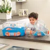 Gaiola FERPLAST Combi 2 para hamsters, Azul transparente, L795×P295×A263 mm, tecnopolímero