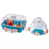 Gaiola FERPLAST Combi 2 para hamsters, Azul transparente, L795×P295×A263 mm, tecnopolímero