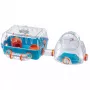 Gaiola FERPLAST Combi 2 para hamsters, Azul transparente, L795×P295×A263 mm, tecnopolímero