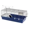 Gaiola FERPLAST Rabbit 120 azul — gaiola de metal e plástico para coelhos 1180×585×495 mm, para coelhos 5–9,9 kg