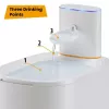 Fonte para animais FERPLAST ASTRA 3L com sensor de movimento — 3 l tecnopolímero, alimentação por pilha/DC, filtração em 3 fases