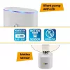 Fonte para animais FERPLAST ASTRA 3L com sensor de movimento — 3 l tecnopolímero, alimentação por pilha/DC, filtração em 3 fases