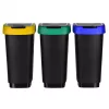 Rotho Twist 1045899999 conjunto de caixotes do lixo, 3 x 25 l, plástico