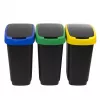 Rotho Twist 1045899999 conjunto de caixotes do lixo, 3 x 25 l, plástico