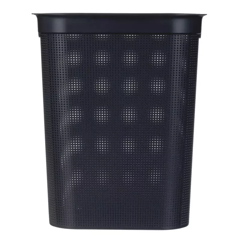 Rotho Brisen 1023508080 cesto da roupa, 50 l, preto