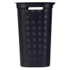 Rotho Brisen 1023508080 cesto da roupa, 50 l, preto