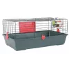 Gaiola para roedores ZOLUX Classic 80 — recinto de metal/plástico de dois andares, 800×430×330 mm, espaçamento da grelha 31 mm, cinzento/vermelho