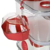 ZOLUX Rody3 Trio gaiola para hamsters, vermelha