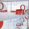 ZOLUX Rody3 Trio gaiola para hamsters, vermelha