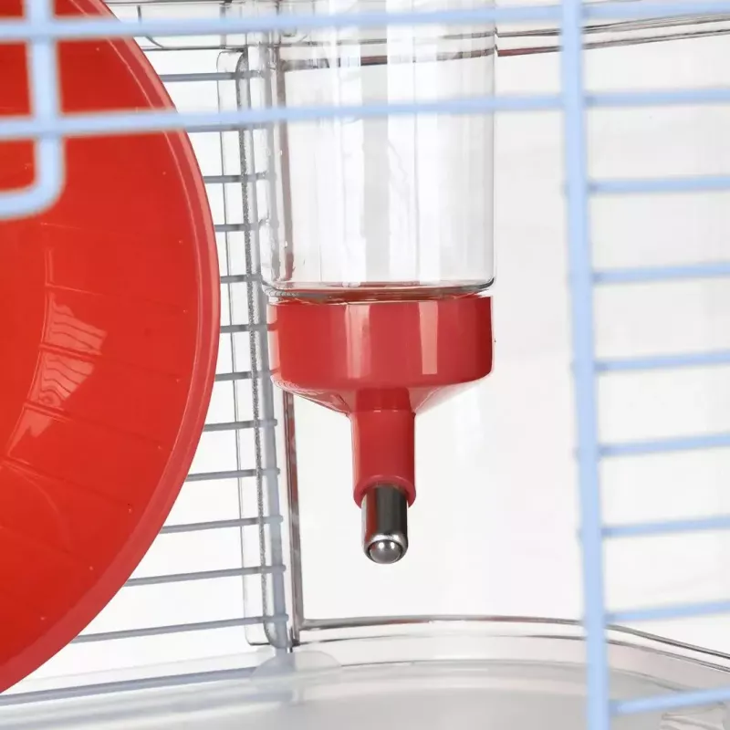 ZOLUX Rody3 Trio gaiola para hamsters, vermelha