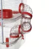 ZOLUX Rody3 Trio gaiola para hamsters, vermelha