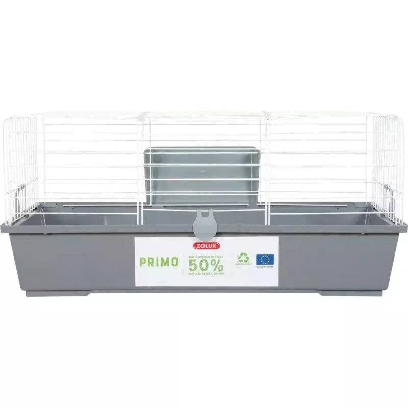 Terário ZOLUX Primo 80 cm — branco/cinzento, 80 cm de comprimento, 810×360×540 mm, metal/plástico
