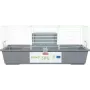 Terário ZOLUX Primo 80 cm — branco/cinzento, 80 cm de comprimento, 810×360×540 mm, metal/plástico