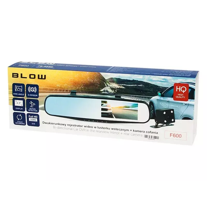 Dashcam BLOW F600 Full HD 1080p visão noturna – gravação 1080p, visão noturna
