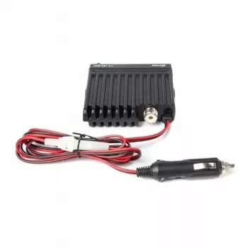 Rádio CB para automóvel Luiton LT-198, 40 canais AM/FM, 4 W, 12–24 V, preto, ficha para isqueiro