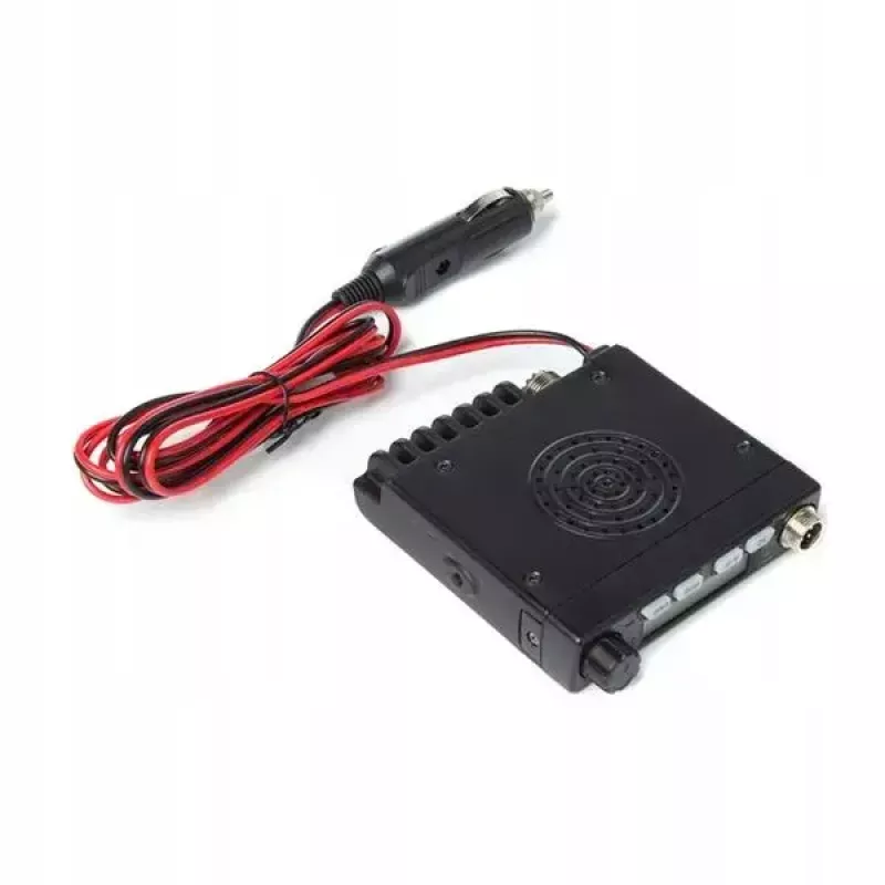 Luiton LT-198 rádio CB, AM/FM, ASQ, ficha de isqueiro, preto