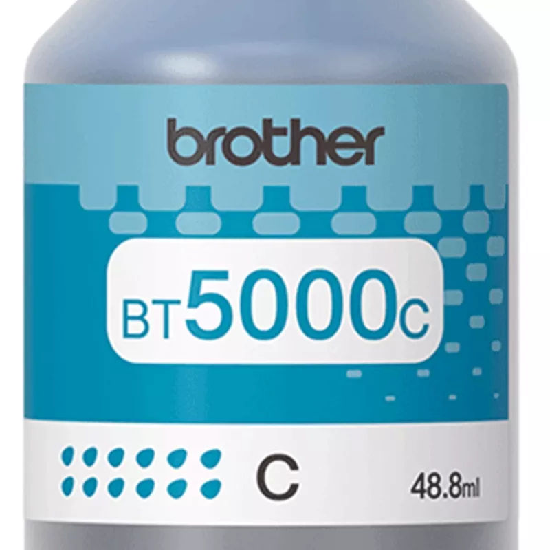 Brother BT5000C garrafa de tinta de reenchimento, azul-ciano, 5000 páginas