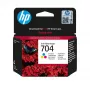 Tinteiro HP 704 Tricolor Original Ink Advantage, ciano, magenta, amarelo, 1 unid., 200 páginas