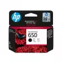 Tinteiro HP 650 Preto Original Ink Advantage, preto, 1 unid., 360 páginas