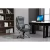 Activejet YK7304 cadeira de escritório aquecida com massagem, cinzenta