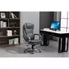 Activejet YK7304 cadeira de escritório aquecida com massagem, cinzenta