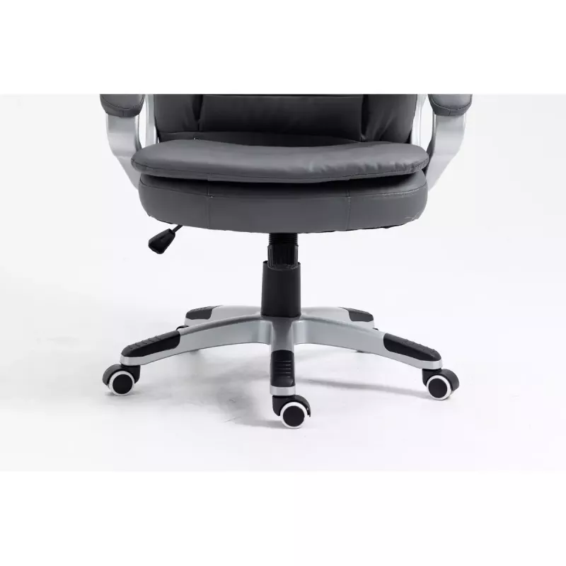 Activejet YK7304 cadeira de escritório aquecida com massagem, cinzenta