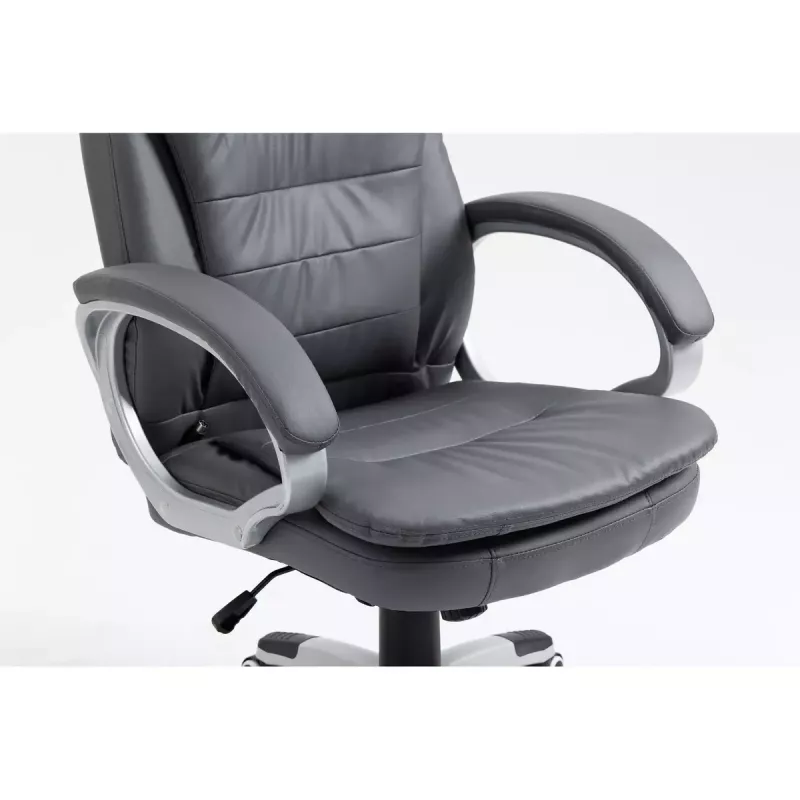 Activejet YK7304 cadeira de escritório aquecida com massagem, cinzenta