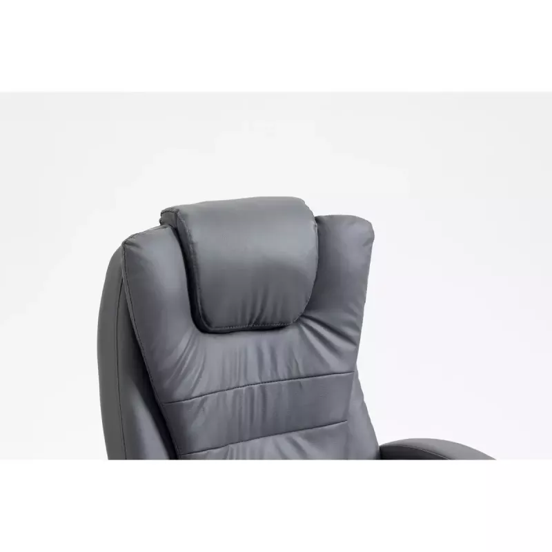 Activejet YK7304 cadeira de escritório aquecida com massagem, cinzenta
