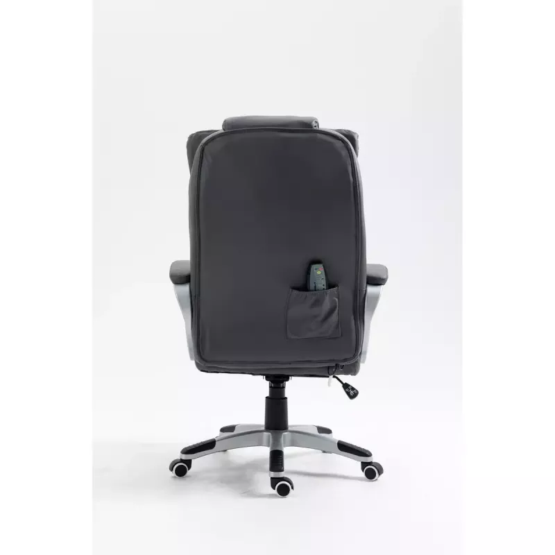 Activejet YK7304 cadeira de escritório aquecida com massagem, cinzenta