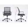 Activejet YK01 cadeira de escritório, cinzenta