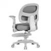 Cadeira giratória mark adler Junior 5.0 — encosto ergonómico em rede, assento em espuma, altura ajustável 42–54 cm, cinzenta