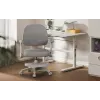 Cadeira giratória mark adler Junior 5.0 — encosto ergonómico em rede, assento em espuma, altura ajustável 42–54 cm, cinzenta