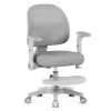 Cadeira giratória mark adler Junior 5.0 — encosto ergonómico em rede, assento em espuma, altura ajustável 42–54 cm, cinzenta