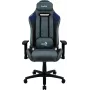 Cadeira gaming universal Aerocool DUKE AeroSuede preta, azul