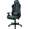 Cadeira gaming universal Aerocool DUKE AeroSuede preta, azul