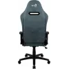 Cadeira gaming universal Aerocool DUKE AeroSuede preta, azul