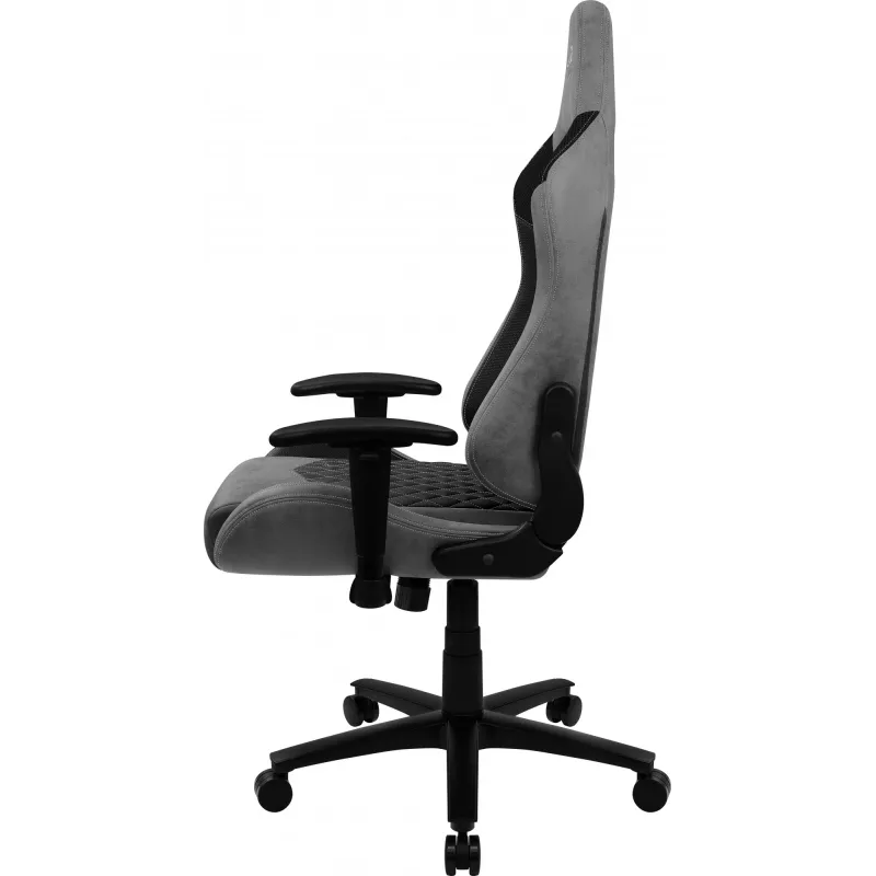 Aerocool DUKE AC-280 AeroSuede cadeira gaming, microfibra, preto/cinzento