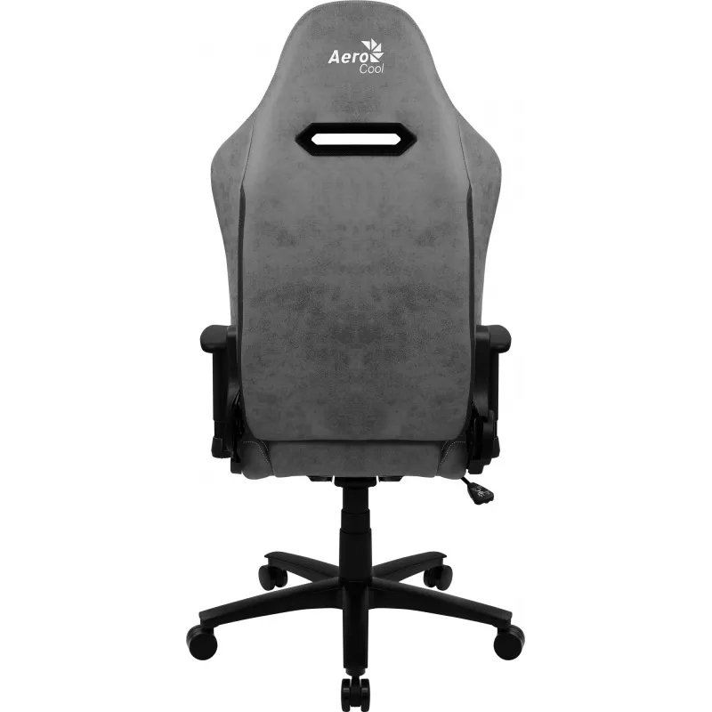 Aerocool DUKE AC-280 AeroSuede cadeira gaming, microfibra, preto/cinzento