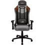 Cadeira gaming universal Aerocool DUKE AeroSuede preta, castanha, cinzenta