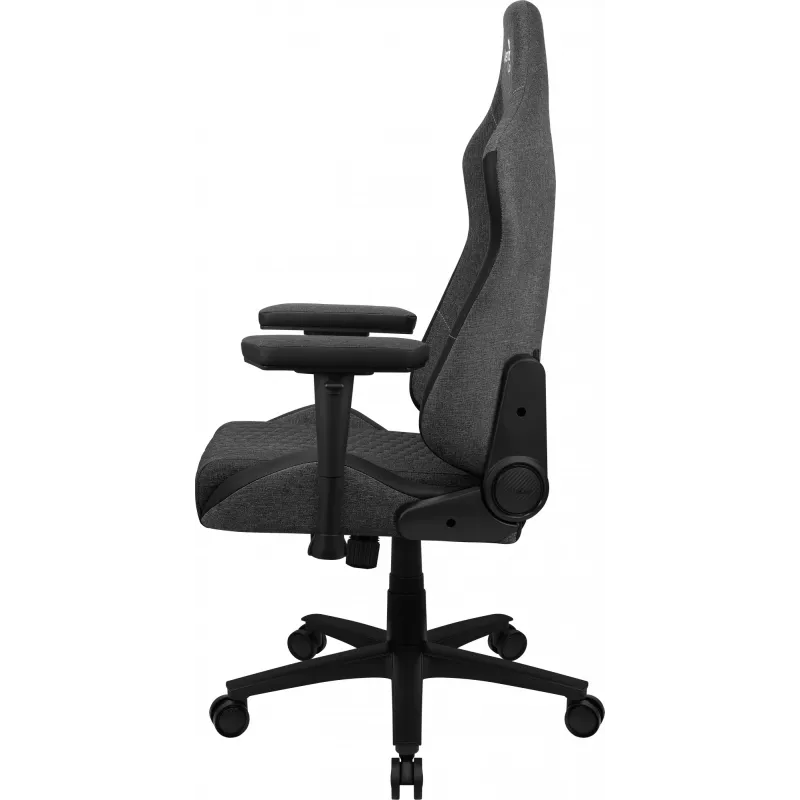 Aerocool CROWN AeroWeave CROWNASHBK cadeira gaming ergonómica, assento acolchoado, almofadas ajustáveis, Ash Black