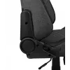 Aerocool CROWN AeroWeave CROWNASHBK cadeira gaming ergonómica, assento acolchoado, almofadas ajustáveis, Ash Black