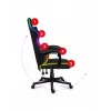 Huzaro Force 4.4 RGB cadeira gaming, tecido, carga máxima 130 kg, altura 125 cm, preto