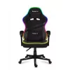 Huzaro Force 4.4 RGB cadeira gaming, tecido, carga máxima 130 kg, altura 125 cm, preto