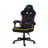 Huzaro Force 4.4 RGB cadeira gaming, tecido, carga máxima 130 kg, altura 125 cm, preto