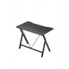 Secretária gaming Huzaro Hero 1.4 preta, tampo retangular em MDF 1000x500x750 mm