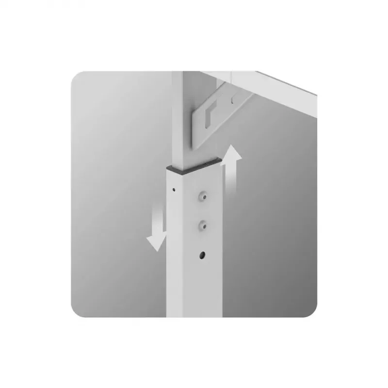 Huzaro Hero 2.6 White secretária para jogos, 120 x 60 cm