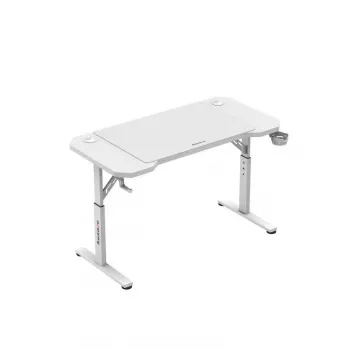 Cadeira gaming huzaro Hero 2.6 White – cadeira giratória ergonómica de encosto alto com altura ajustável, porta-copos e gancho para auscultadores